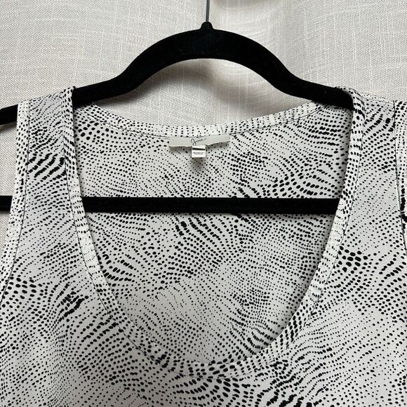 2/$30 Joie 100% Silk Sleeveless Tank Top Size S Abstract Flowy Designer Boho - Picture 5 of 10